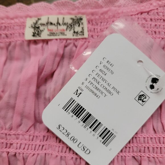 Free People Sweet Saloon Maxi Bodysuit Womens M Pink Lace Romance Enchanting - Picture 7 of 11